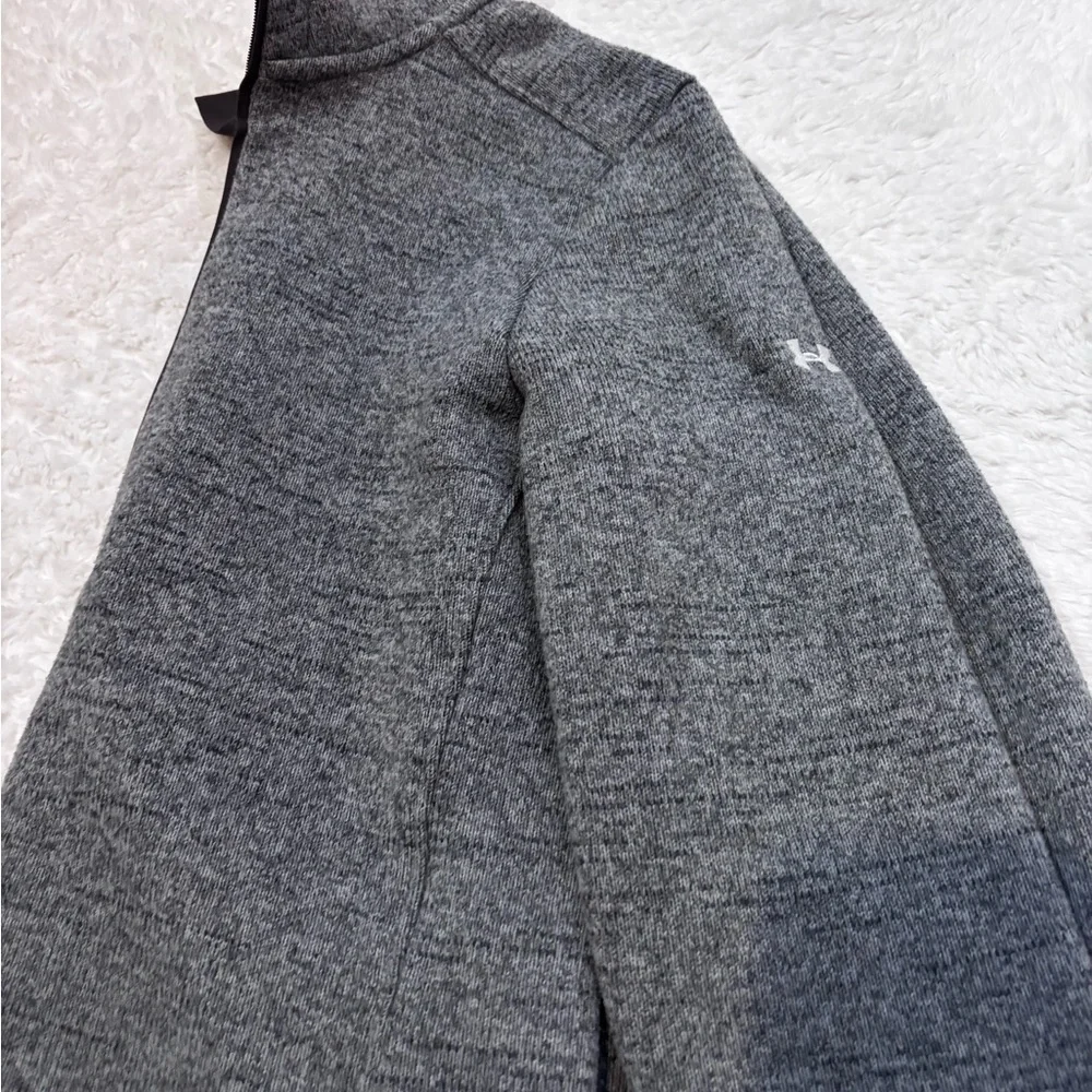 Under Armour Men's Charcoal Zip-Up Sweater